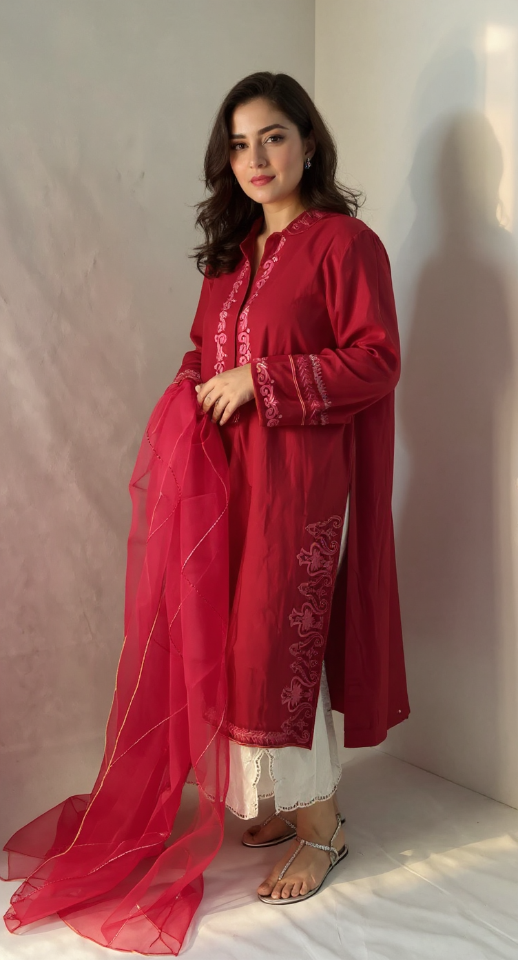 Samaa Laal Kurta